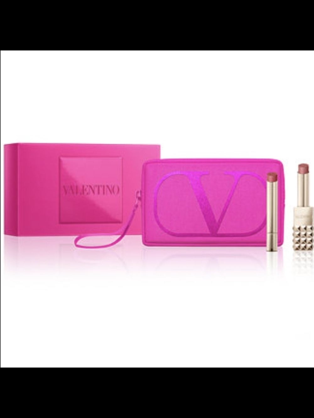 Valentino Spike Valentino Refill Gift Set With Wristlet - New In Box